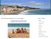 Tablet Screenshot of hoteltirreno.it
